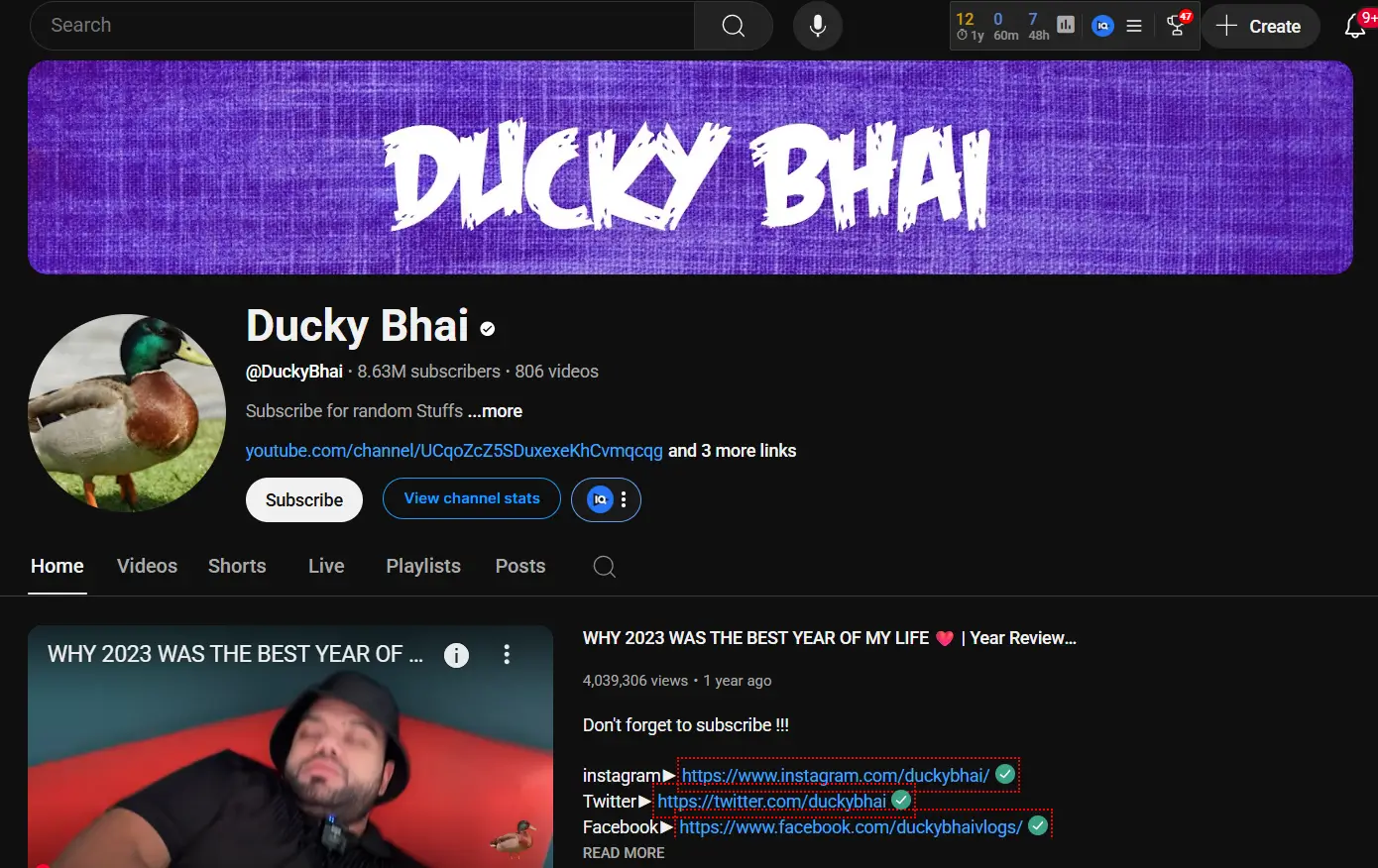 Ducky Bhai Vlogs