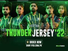 PCB Reveals the New Design Jersey for Official T20 World Cup 2022 thunder pakistan t20 kit