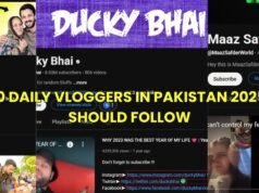 Top 10 Daily Vloggers in Pakistan 2025 You Should Follow