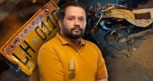 Karachi Accident: Two Bikers Injured as Vigo Tied to Zafar Abbas Hits Motorcycle zafar-abbas-black-vigo